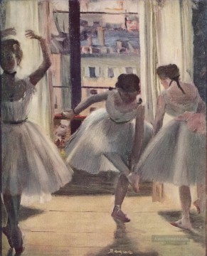 Balletttänzer Fenster Edgar Degas Ölgemälde